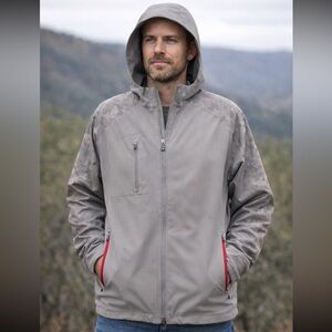 Peter Millar Performance Jacket in Gray/Camo sz L